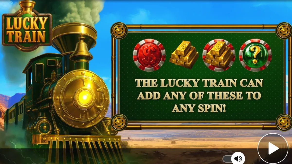 Lucky Train slot machine steampunk locomotive theme