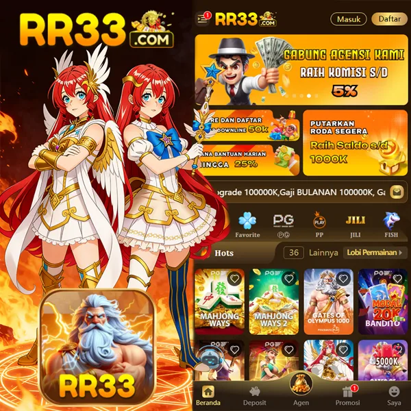 RR33 Bonus Member Baru 100%